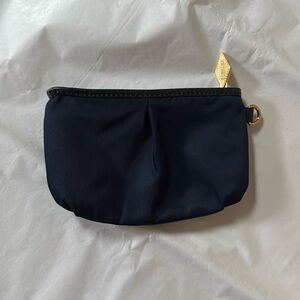 MZ Wallace Small Blue Pleated Pouch